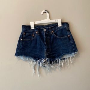 Levi’s cutoff denim jean shorts